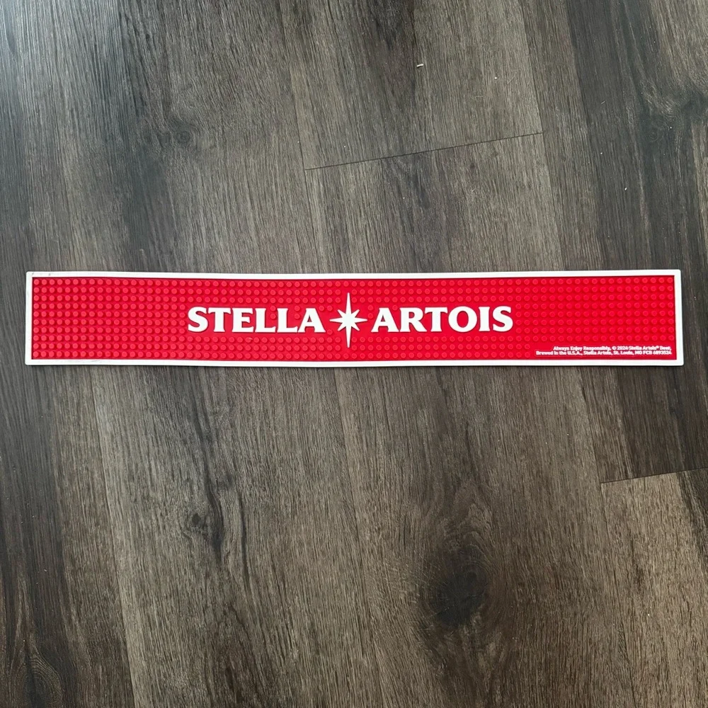 Stella Artois Red Bar Mat - Branded Silicone Spill Mat